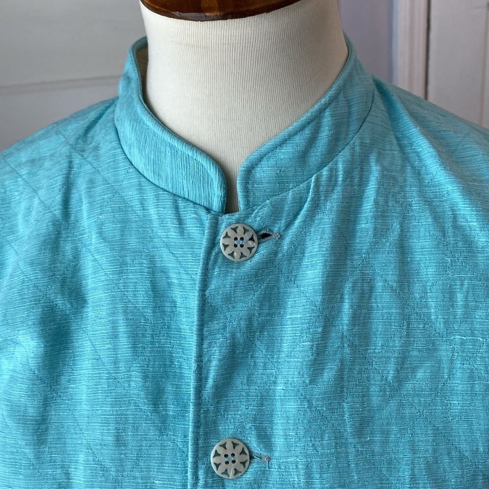 Reversible Silk Blend Quilted Jacket, Size S - Picture 14 of 17
